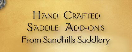 Hand Crafted Add-On's from Sandhills Saddlery