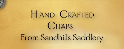Hand Crafted Chaps from Sandhills Saddlery