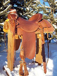 Rough Out Ray Hunt Wade saddle for sale